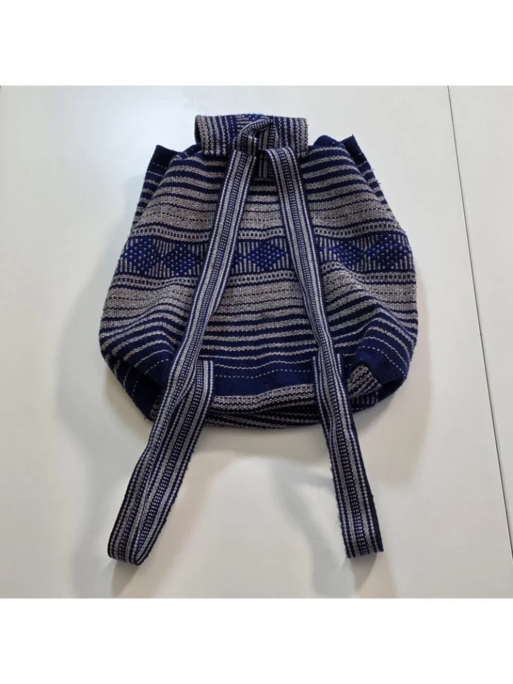 Vintage Toronto Maple Leafs Woven Baja Backpack Rucksack Drawstring Toggle Close